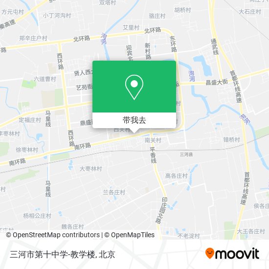 三河市第十中学-教学楼地图