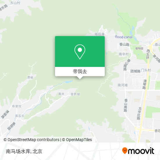 南马场水库地图