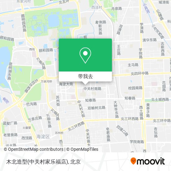 木北造型(中关村家乐福店)地图