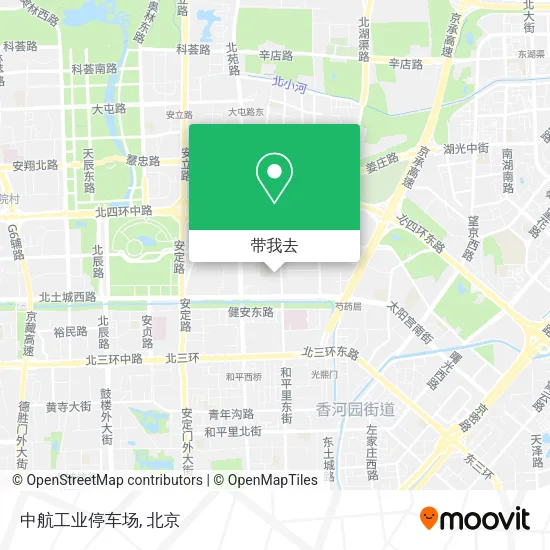 中航工业停车场地图