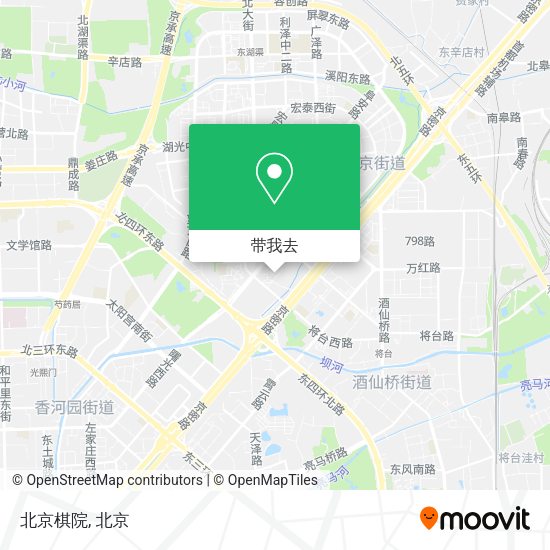 北京棋院地图