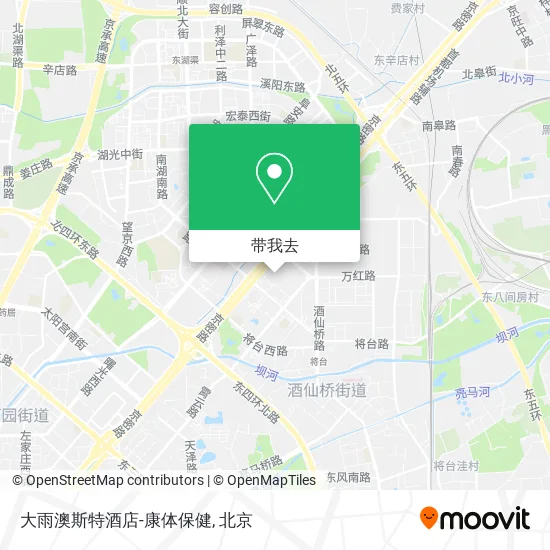 大雨澳斯特酒店-康体保健地图