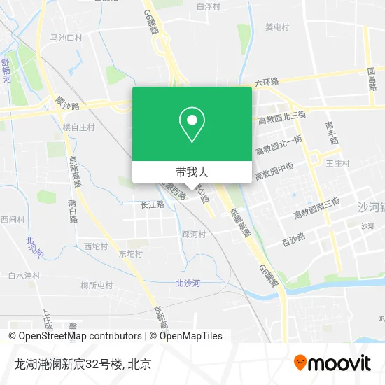 龙湖滟澜新宸32号楼地图