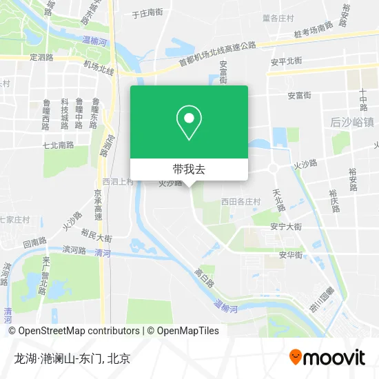 龙湖·滟谰山-东门地图