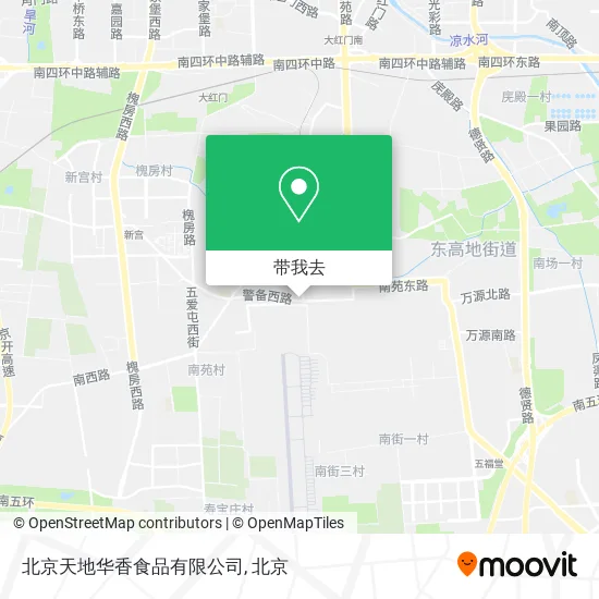 北京天地华香食品有限公司地图