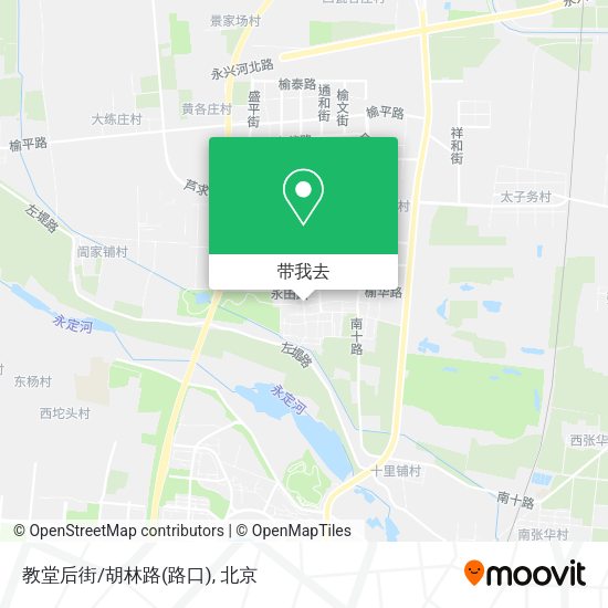 教堂后街/胡林路(路口)地图