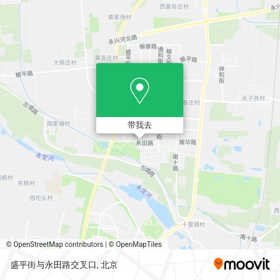 盛平街与永田路交叉口地图