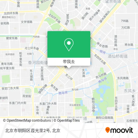 北京市朝阳区霞光里2号地图