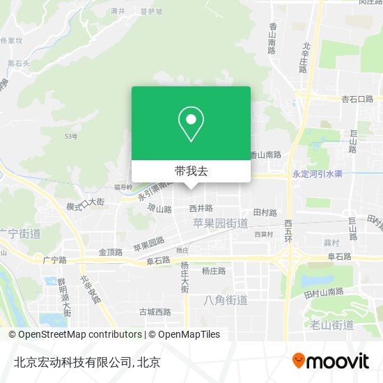北京宏动科技有限公司地图
