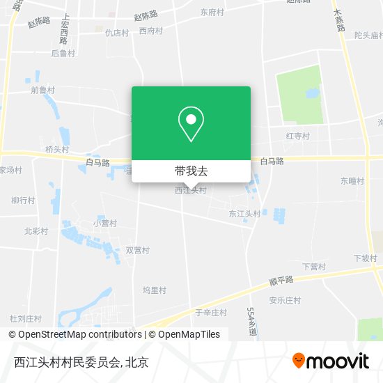 西江头村村民委员会地图