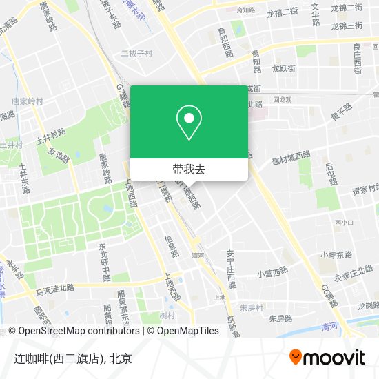 连咖啡(西二旗店)地图