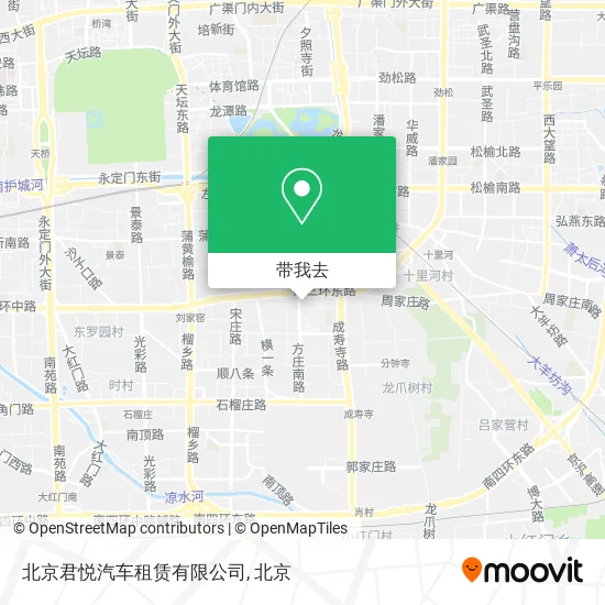 北京君悦汽车租赁有限公司地图