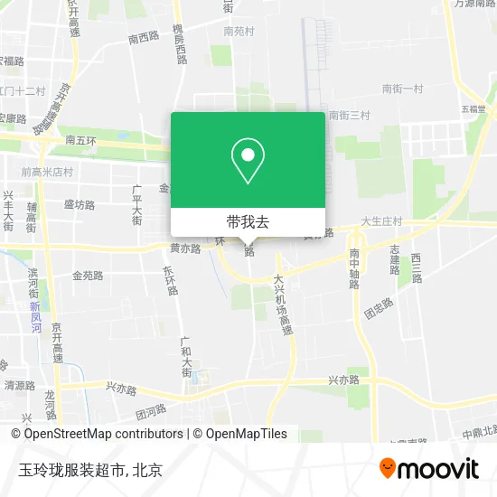 玉玲珑服装超市地图