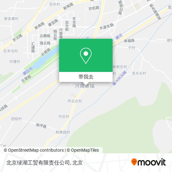 北京绿湖工贸有限责任公司地图
