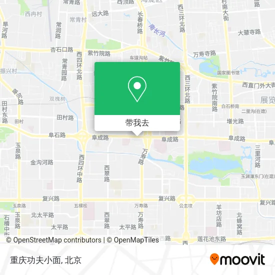 重庆功夫小面地图
