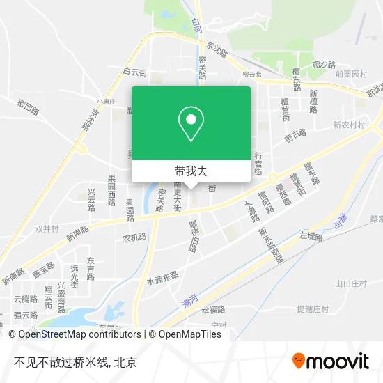 不见不散过桥米线地图