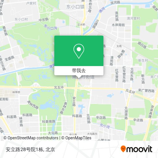 安立路28号院1栋地图