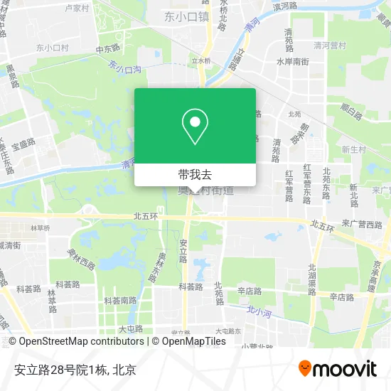 安立路28号院1栋地图