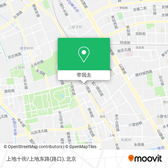 上地十街/上地东路(路口)地图