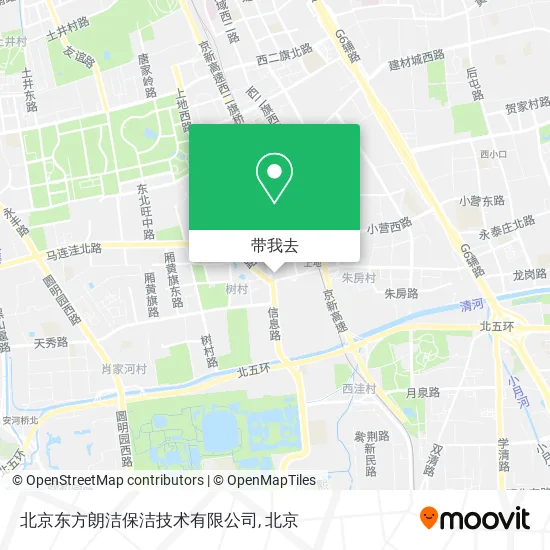 北京东方朗洁保洁技术有限公司地图