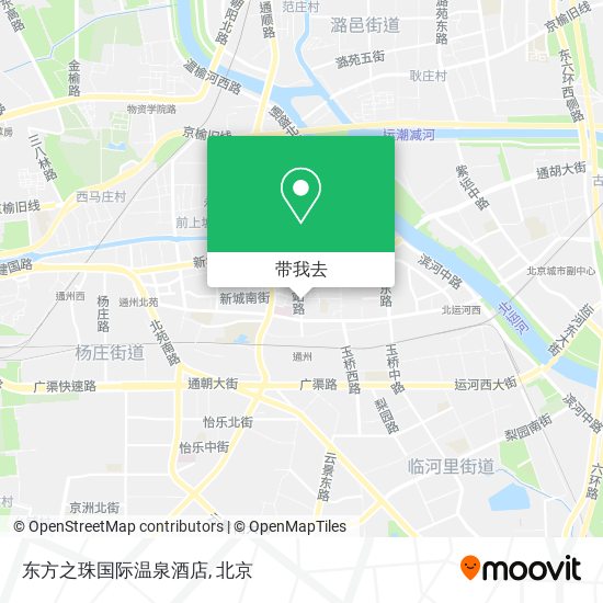 东方之珠国际温泉酒店地图