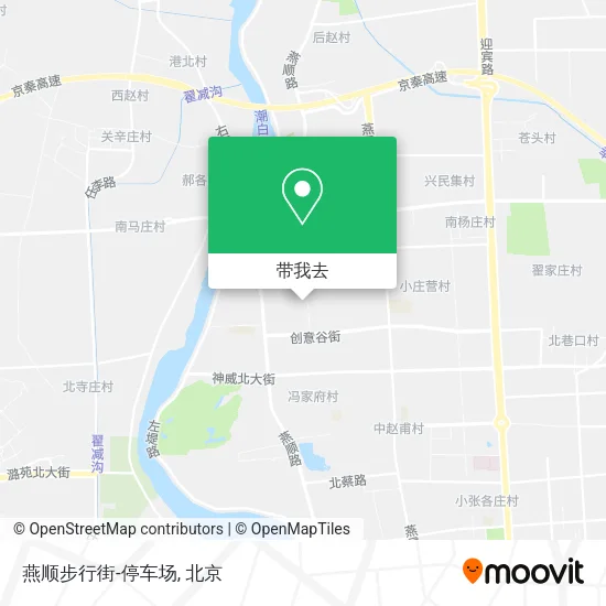 燕顺步行街-停车场地图