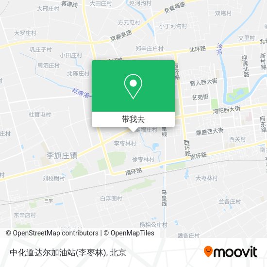 中化道达尔加油站(李枣林)地图