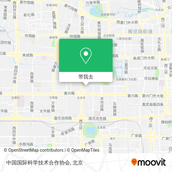 中国国际科学技术合作协会地图