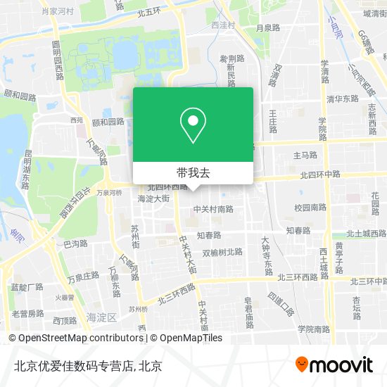 北京优爱佳数码专营店地图
