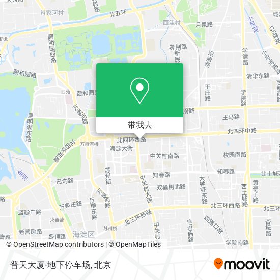 普天大厦-地下停车场地图