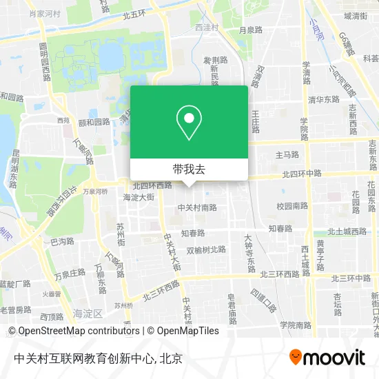 中关村互联网教育创新中心地图