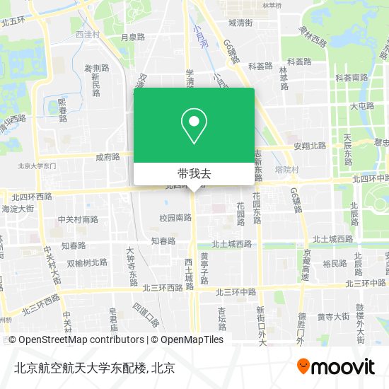 北京航空航天大学东配楼地图