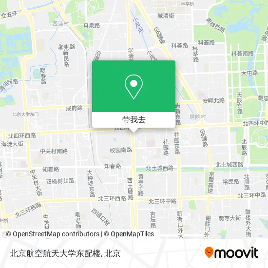 北京航空航天大学东配楼地图