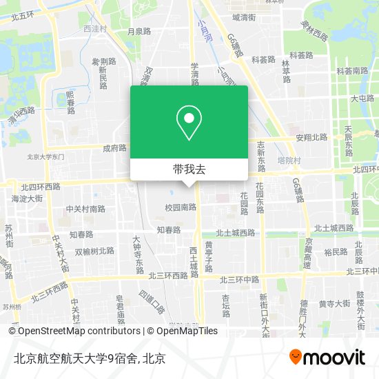 北京航空航天大学9宿舍地图
