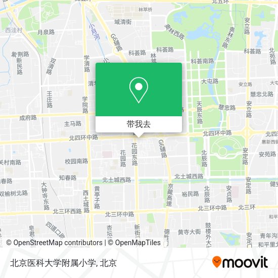 北京医科大学附属小学地图