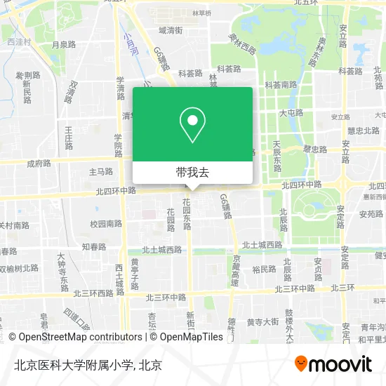 北京医科大学附属小学地图