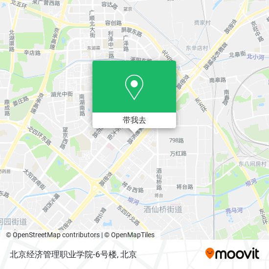 北京经济管理职业学院-6号楼地图