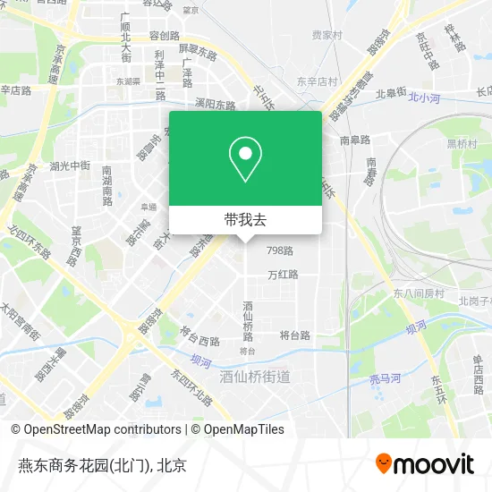燕东商务花园(北门)地图
