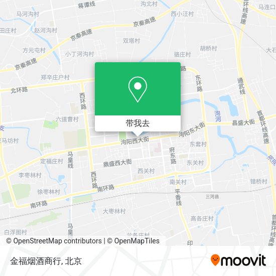 金福烟酒商行地图