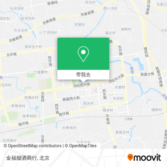 金福烟酒商行地图