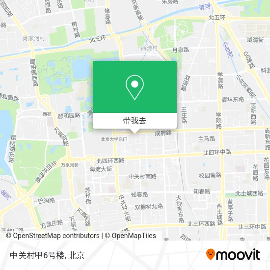 中关村甲6号楼地图