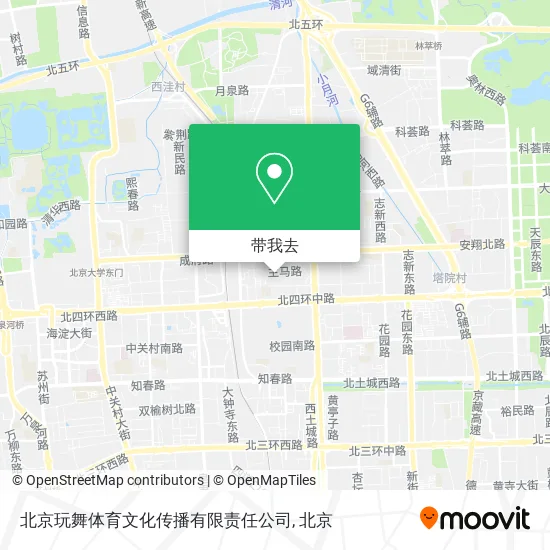 北京玩舞体育文化传播有限责任公司地图