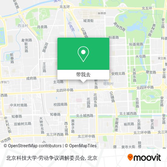 北京科技大学-劳动争议调解委员会地图