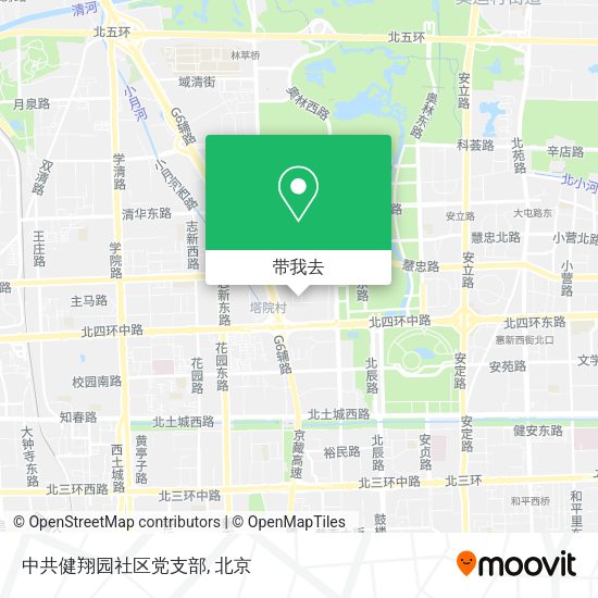 中共健翔园社区党支部地图
