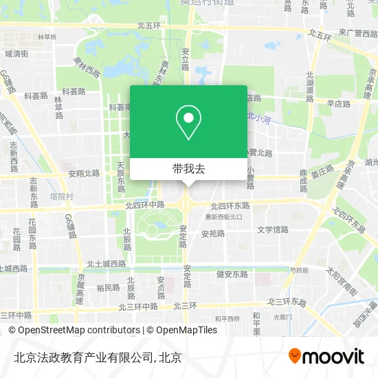 北京法政教育产业有限公司地图