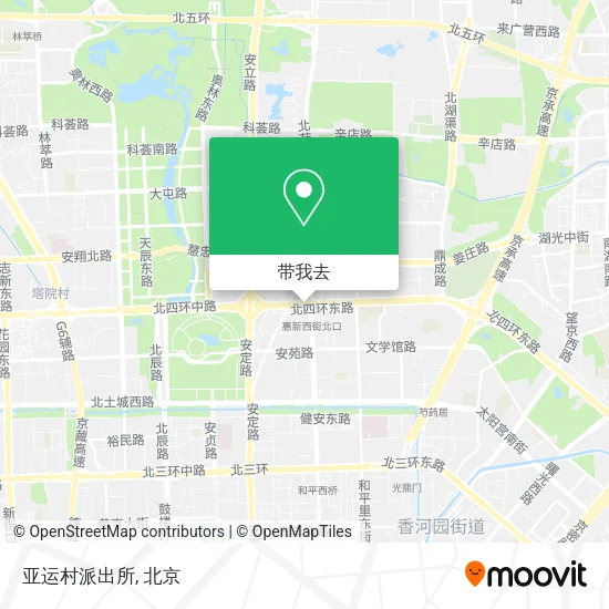亚运村派出所地图