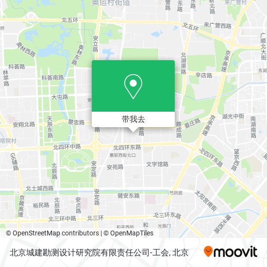 北京城建勘测设计研究院有限责任公司-工会地图