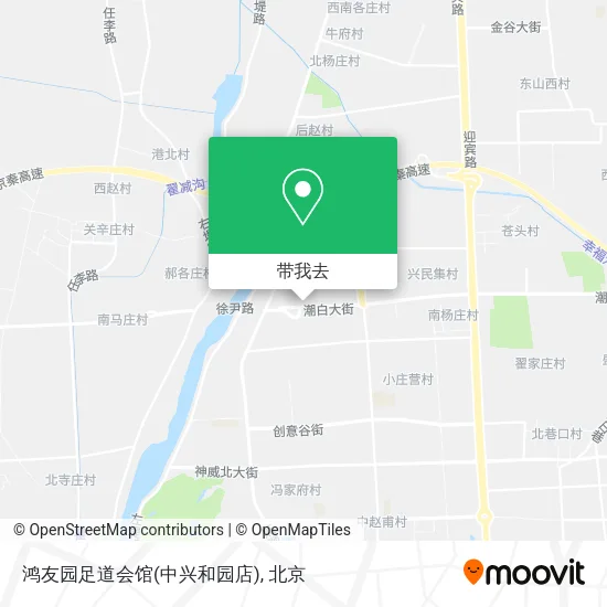 鸿友园足道会馆(中兴和园店)地图