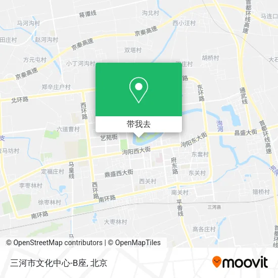 三河市文化中心-B座地图