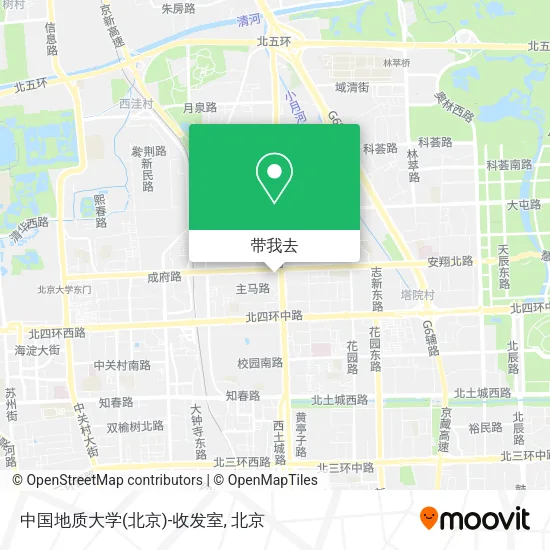 中国地质大学(北京)-收发室地图